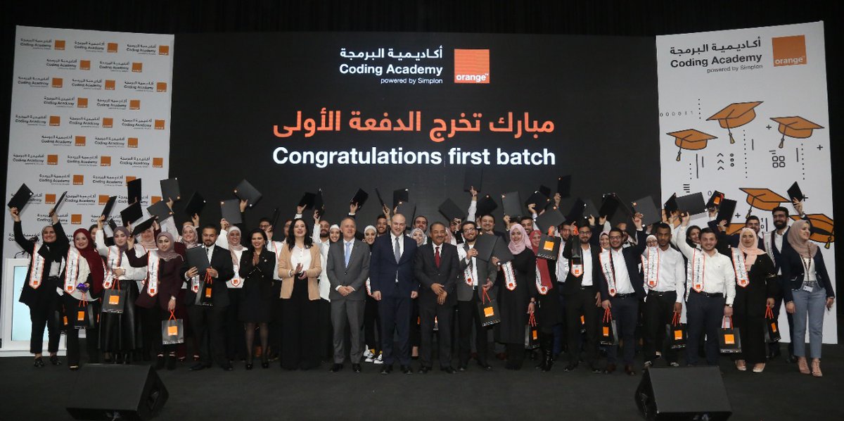 intajICTJO's tweet photo. #Orange_Jordan celebrates graduation of First Batch of #Coding Academy students
https://t.co/09PdHcmS2x
#codingacademybyorange #membersNews #الفوج_الأول_لأكاديمية_البرمجة #CodingAcademyFirstBatch
@orangeJo @MoDEEJO @TRCJO @thierrymarigny https://t.co/rB0auU2TOA