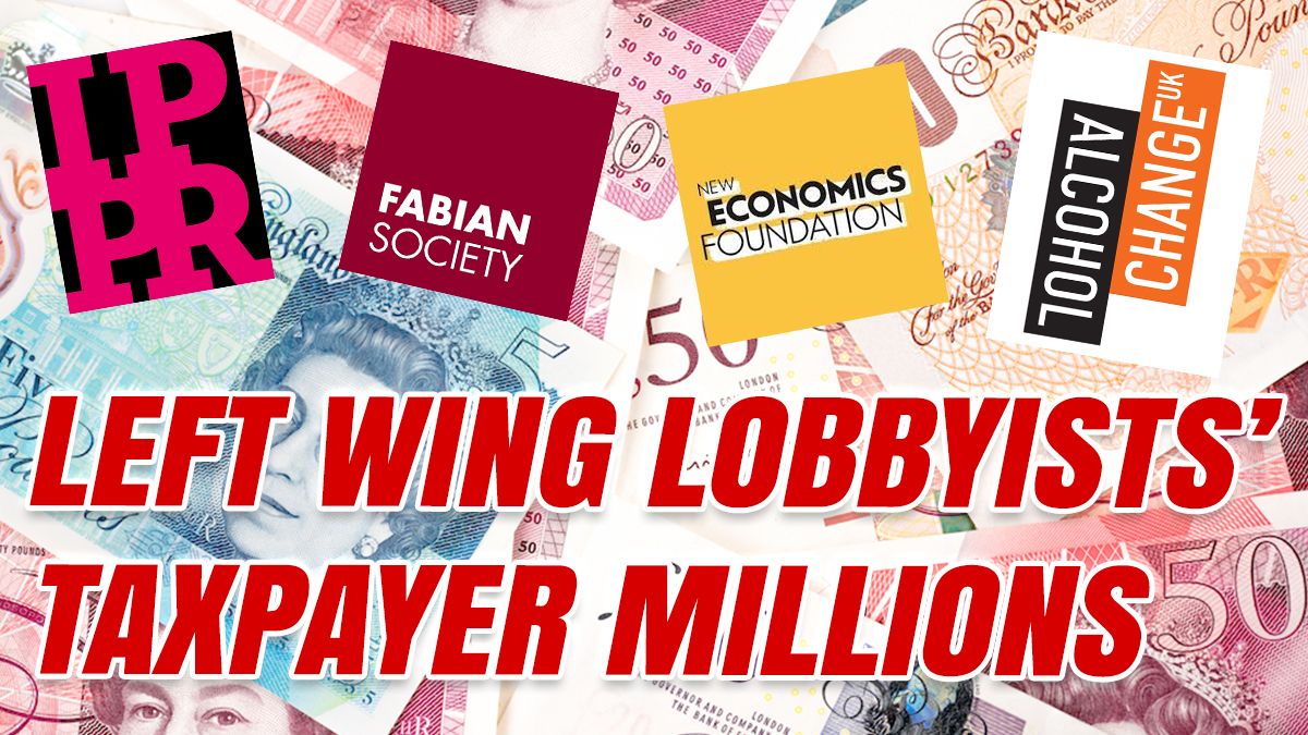 GuidoFawkes's tweet photo. Government Gave £40 Million to Left-Wing Lobby Groups https://t.co/rvHh8iHPGB https://t.co/snxOL4hOi4
