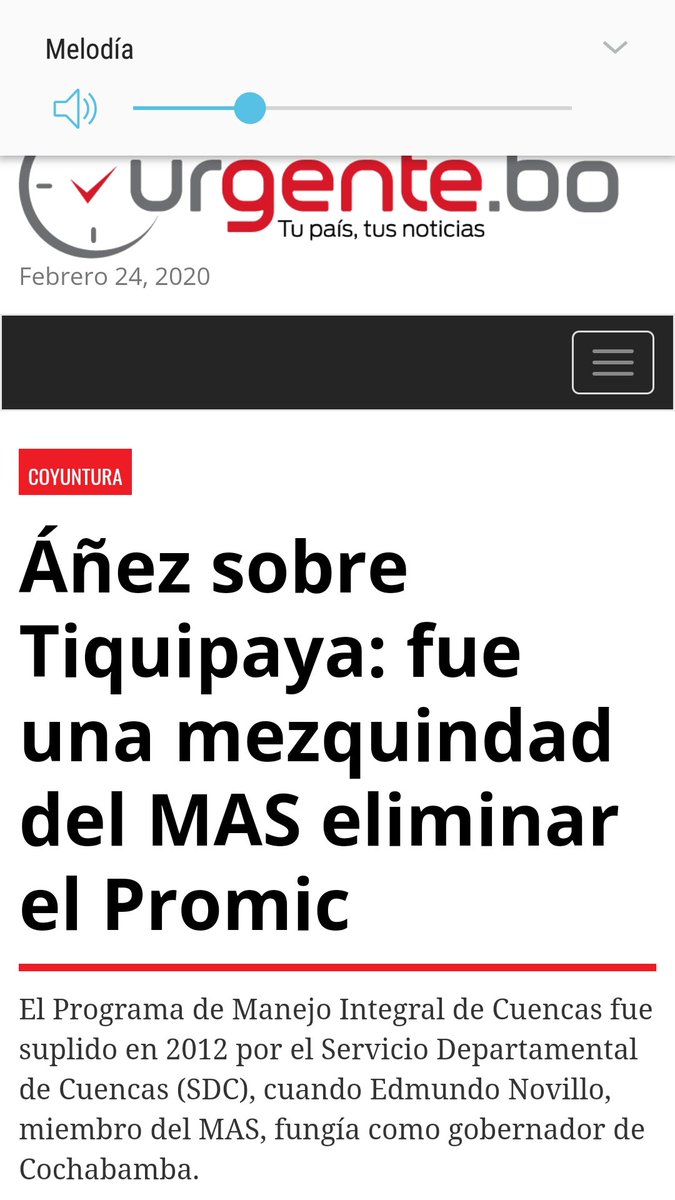 alexcontrerasb's tweet photo. En 2012, el #RégimenDelMAS sin ningún estudio técnico -solo por beneficiar los loteamientos clandestinos- eliminó el Programa de Manejo Integral de Cuencas #PROMIC, urge su reposición para evitar tragedias #TodosSomosTiquipaya @pagina_siete @LosTiemposBol https://t.co/cDkCyMKM5o