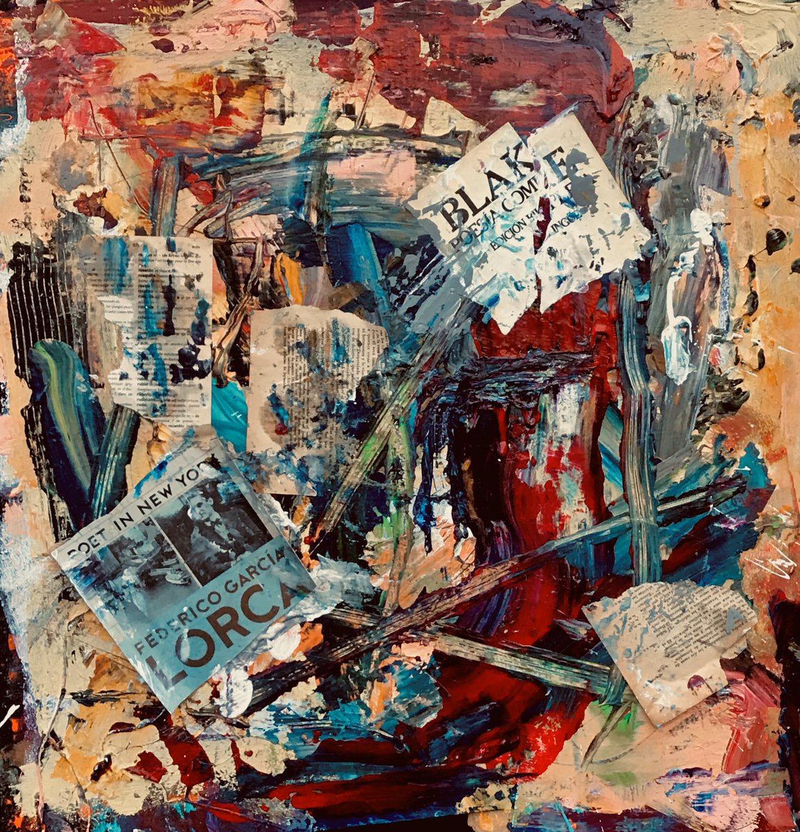 “Poetry”  acrylic/wood 26 X 24” #modernart #contemporaryart #abstractart #abstractexpressionism #neoexpressionism #lowereastsideart #artgallery #newyorkartist #painting #arte #artcollector #americanart #artwork #contemporarypainting #moma #newyorkartgallery