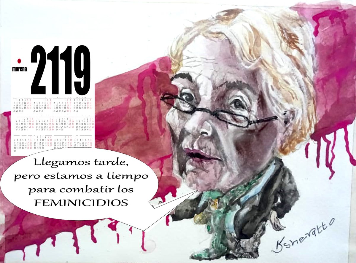 Cien años después.
#PeorCacaMexicana 
#FeminicidioEmergenciaNacional 
#AMLORenuncia 
#UnDiaSinMujeres 
#ParoNacionalDeMujeres 
#LlegamosTarde
#feminicidios 
<a href="/M_OlgaSCordero/">Olga Sánchez Cordero</a>