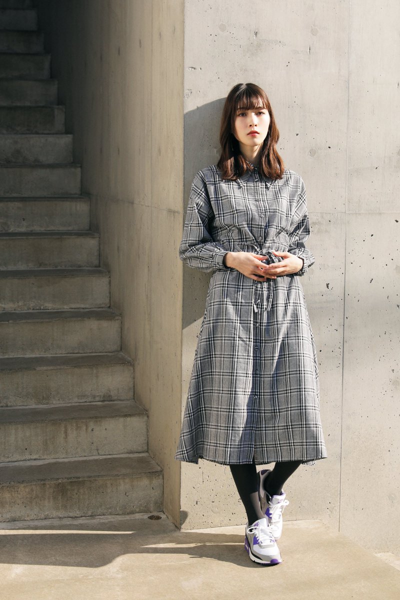 Droptokyo モデルの内田ゆうほさんをスナップ シューズはナイキ T Co Rayfmuva9g