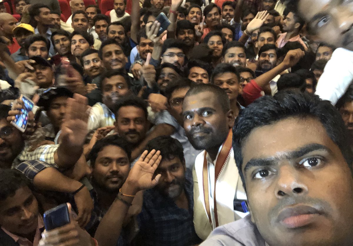 annamalai_k's tweet photo. Thank you Hubballi, Parampujiya Swamiji Vijayananda and swami Vivekananda Ashram - Dharwad for an inspiring day with the youths! 
The message of Swami Vivekananda on yuva Sakthi and Atma Sakthi is more relevant now than anytime. https://t.co/atFCBdHSEn
