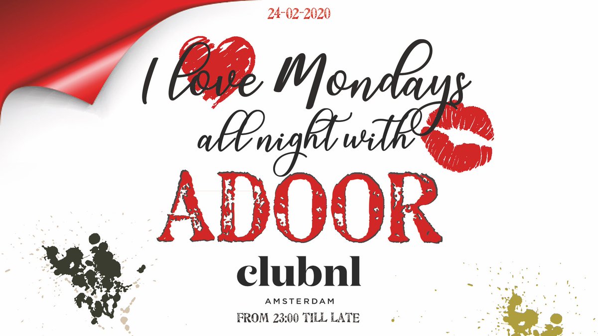 Tonight at Club NL we welcome DJ aDoor! 

From 23:00 - Till Late and Free Entrance till midnight! #housemusic #amsterdam #party #clubnl