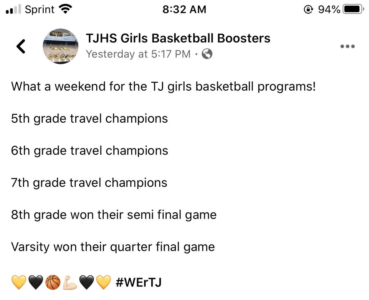 TJHS Girls Basketball Boosters tweet media