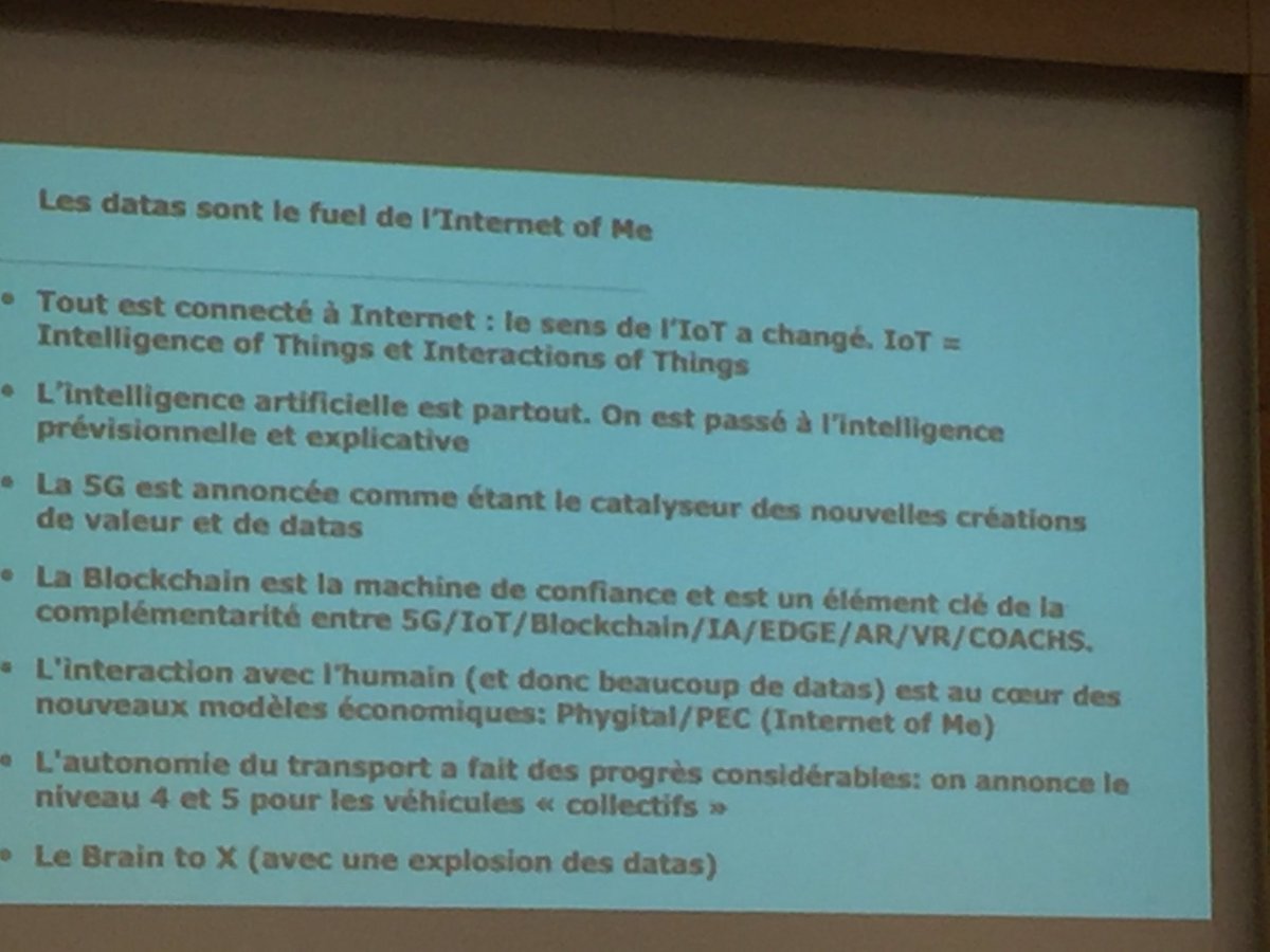 #blockchain #confiance efficacite de la #data par l #IA user friendly services #cyberlex2020 #privacy #anticipation #humain #5G #mobility