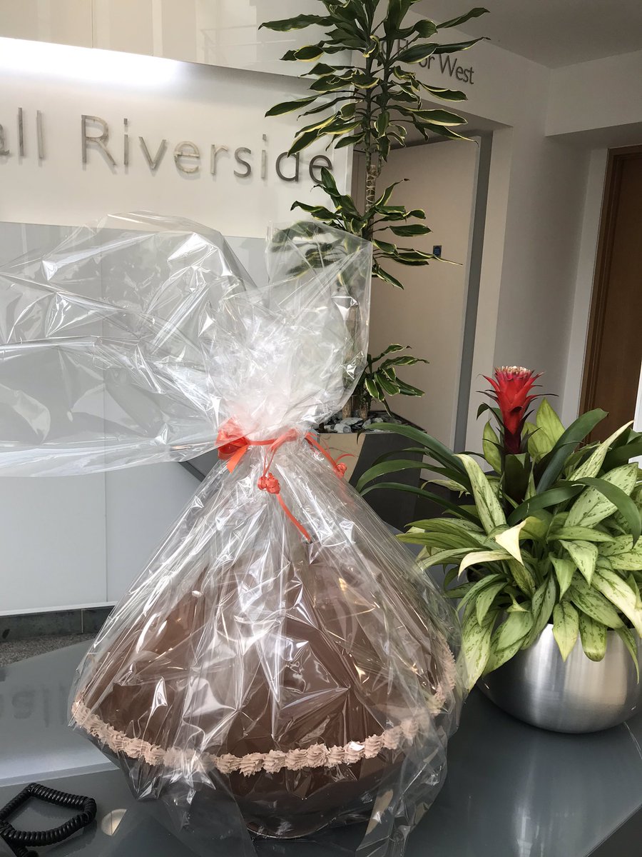 Madeatthemeadow's tweet photo. Giant Easter egg delivered in one piece to @No1whitehall #leeds I hope it raises plenty of money for their chosen charity. Happy Easter! https://t.co/lNr9VMWBIz