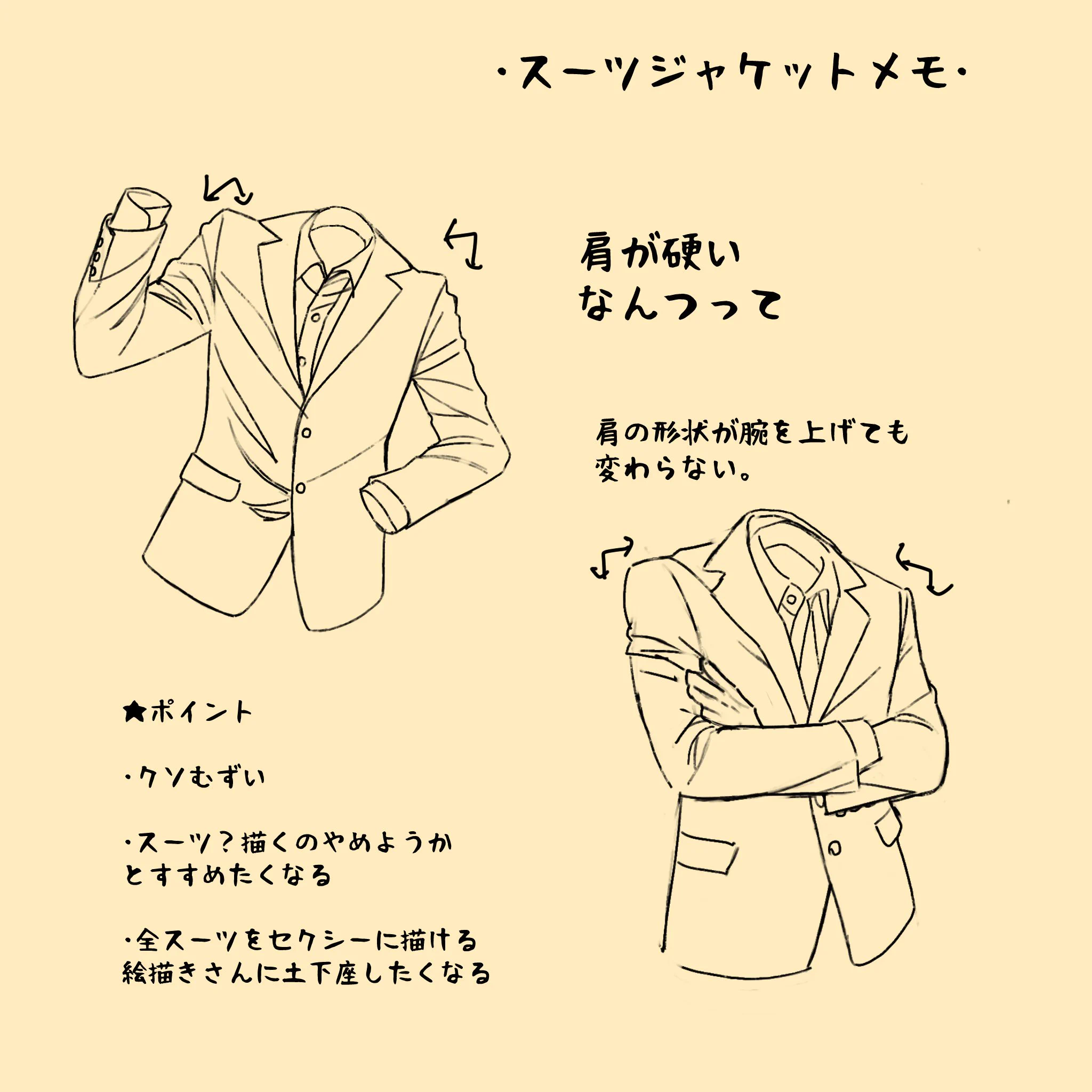 シャツやジャケットなどのシワについて考察してみました！