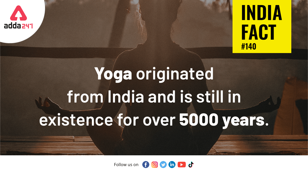 anilnagr's tweet photo. #Indiafact140

The practice of Yoga was started during the Indus-Sarasvati civilization in Northern India over 5,000 years ago.

Stay tuned with us for daily facts

#Facts #Amazingfacts #Indiafacts #UnheardFacts #Didyouknowthat #didyouknowfacts #thinkendless #Adda247 https://t.co/5AIe1dm9EX