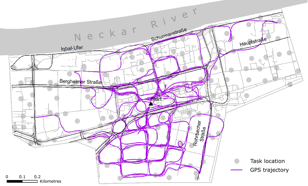 rwesterh87's tweet photo. New paper published! 
@henry_on_tour @BernhardHofle @GIScienceHD 

Using a location-based serious game, we investigated how spatially structured incentives coincide with spatial behaviours of players. Interesting for geo-game research and place research!

https://t.co/MewTGeqqPe https://t.co/atPkQQg2v7