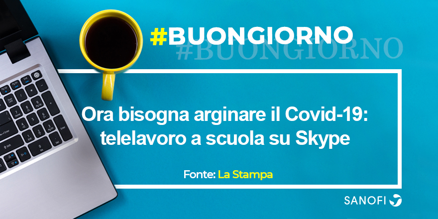 SanofiIT's tweet photo. Dobbiamo lavorare tutti insieme per arginare il virus, utilizzando strumenti digitali e telelavoro. Perché questa è un’emergenza che ci riguarda non come singoli ma come comunità e sistema Paese. La virologa Ilaria Capua su @LaStampa #buongiorno #24febbraio https://t.co/6hTMpZGTKX
