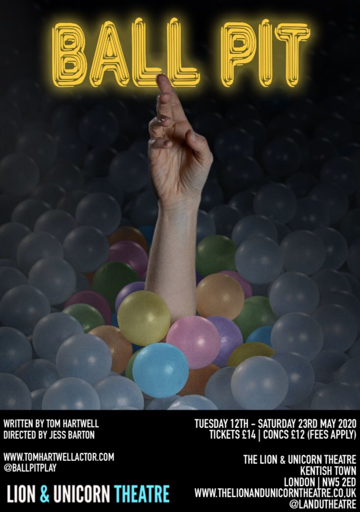 Mind Full (@mindfullplay) on Twitter photo Official Poster for @BallPitPlay !
Tickets: thelionandunicorntheatre.com/whats-on#/evenโฆ <a href="/LandUTheatre/">Lion & Unicorn Theatre</a> 12-23 MAY
Crafted by the one and only <a href="/HeadshotToby/">Headshot Toby</a>
Be sure to check him out for headshots/performance shots & poster design!
headshottoby.co.uk Official Poster for @BallPitPlay !
Tickets: thelionandunicorntheatre.com/whats-on#/evenโฆ <a href="/LandUTheatre/">Lion & Unicorn Theatre</a> 12-23 MAY
Crafted by the one and only <a href="/HeadshotToby/">Headshot Toby</a>
Be sure to check him out for headshots/performance shots & poster design!
headshottoby.co.uk