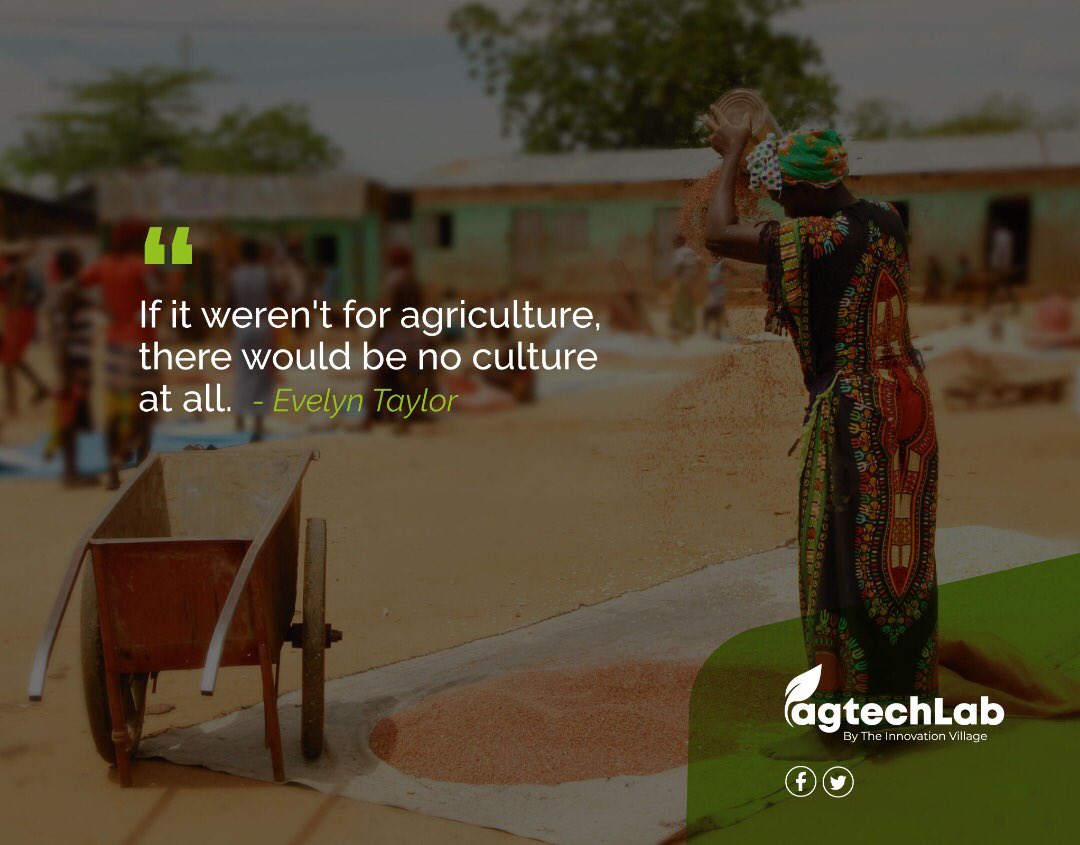 TIVAgtech's tweet photo. Agriculture is a great connector of lives, traditions and destinations. It grows, nurtures and heals. Without agriculture, we have no community and without community, there is no culture.

Connect us with and let’s better agriculture together. #AgTech #Agriculture #AgriTech https://t.co/ZUys2HEUDT