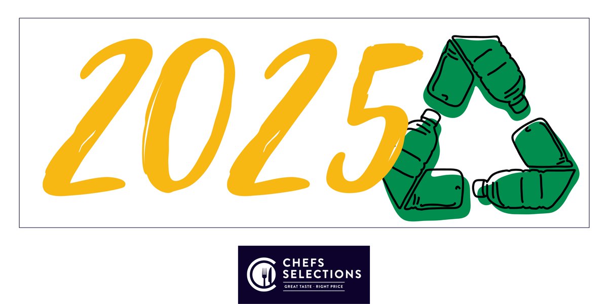 ChefsSelections's tweet photo. As outlined in the Caterforce 2020 CSR policy, Chefs Selections has made a number of commitments to the future. 

As part of this, 100% of plastic packaging will be reusable, recyclable or compostable by 2025. 

#Recycle #Sustainability #ChefsSelections https://t.co/zKjOLKw0Jc
