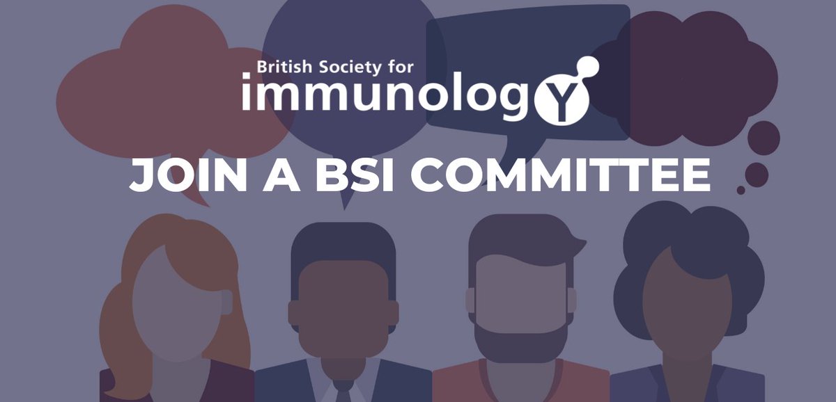 #BSIcommittee nominations 2020 now open 🗳️

BSI members, this is your chance to get involved with us & make a real difference to #immunology in the UK! 💥

There are 11 vacancies in our committees. Find out more about the roles & how to stand for them 👉bit.ly/2VaXjjx