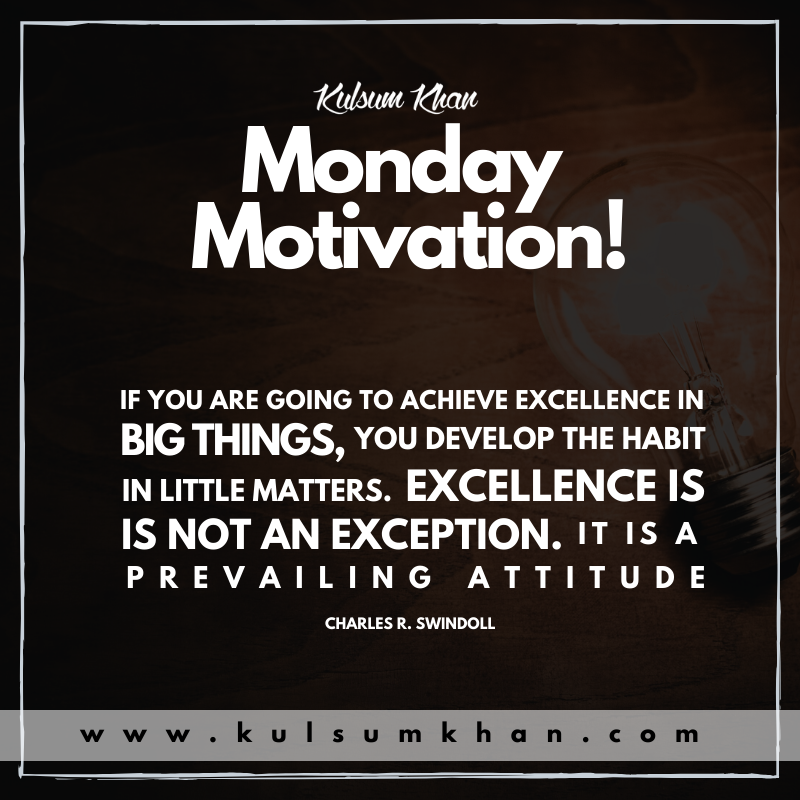 agirlwithID's tweet photo. Excellence is achieved by habits. And Mondays are just regular days for those who strive for excellence. How many of you agree? 

#mondaymood  #mondayvibes #inspiration #mondaymorning #mondayblues #happymonday #entrepreneur #bringthechange #kulsumkhan #Mondaymotivation https://t.co/k9iFwulE1L