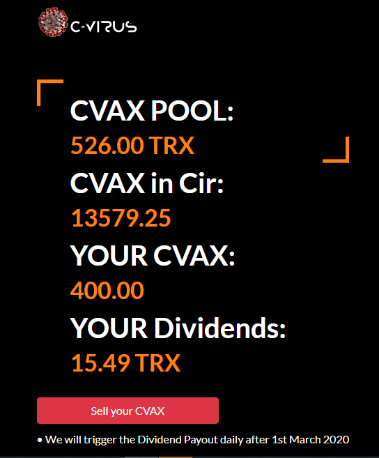 BuffaloDaggaBoy's tweet photo. So I bet twice and won twice in one round, Lucky Lucky
Join up and start collecting your #CVAX for #TRX divs
https://t.co/nwqXFAnl7P
#CVAX #TRX #TRON #Dividends
@cctip_io airdrop 1000000 VYA 77 https://t.co/s1NcIBaTvA