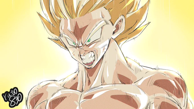 元気玉吸収孫悟空45°
Goku that absorbed the spirit bomd.45 ° angle.
#ドラゴンボール 
