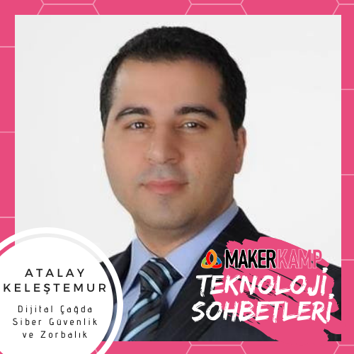 makerkamp's tweet photo. MakerKamp ile Teknoloji Sohbetleri'nin bu haftaki konuğu Dijital Çağda Siber Güvenlik ve Siber Zorbalık konusu ile Atalay Keleştemur @sakelestemur idi. Kendisi ile keyifli bir sohbet gerçekleştirdik.

🎙Podcast kaydı için:
https://t.co/04Ccm0cIph
#siberguvenlik #siberzorbalik https://t.co/O3T7FHT8nk