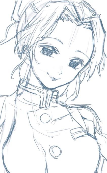 @tos 下描きと線画 
