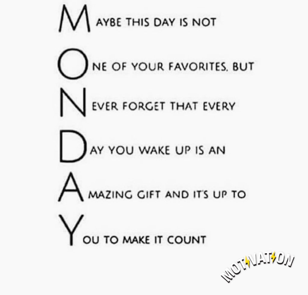 Making my Monday matter!! 
...Are you??