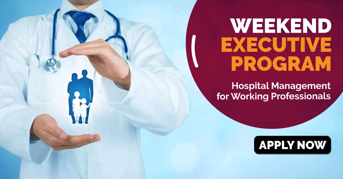 IIHMRDelhi's tweet photo. Join #WeekendExecutiveProgram on #HospitalManagement exclusively for Working #Professionals

Hurry limited seats only, apply now!

Details: https://t.co/wwSRmGKZnN
shikha@iihmr.org

#weekend #doctors #nurses #hospitals #hospitaladministrators #hospitalmanager #health #healthcare https://t.co/YaMWiD23fN