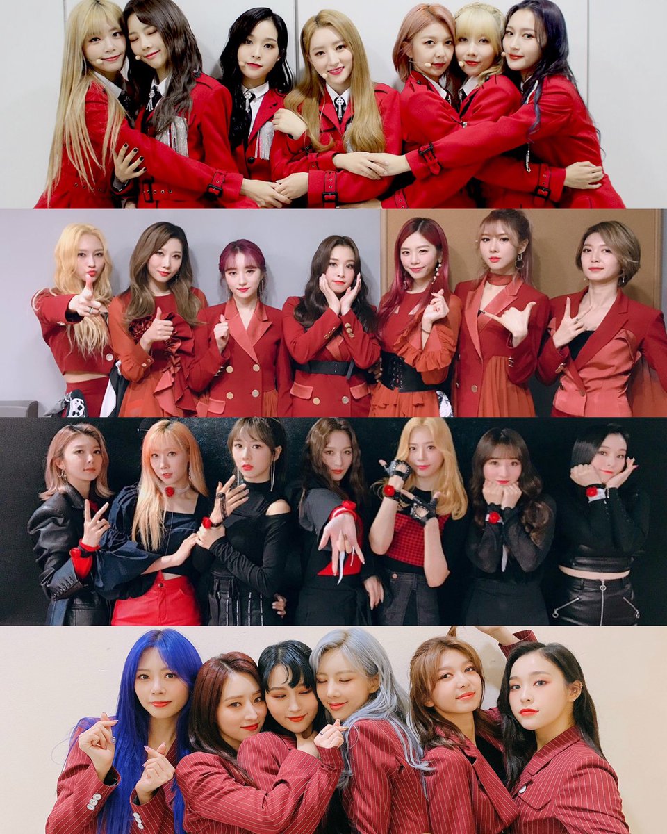 ❣️dreamcatcher’s red outfits through the eras❣️