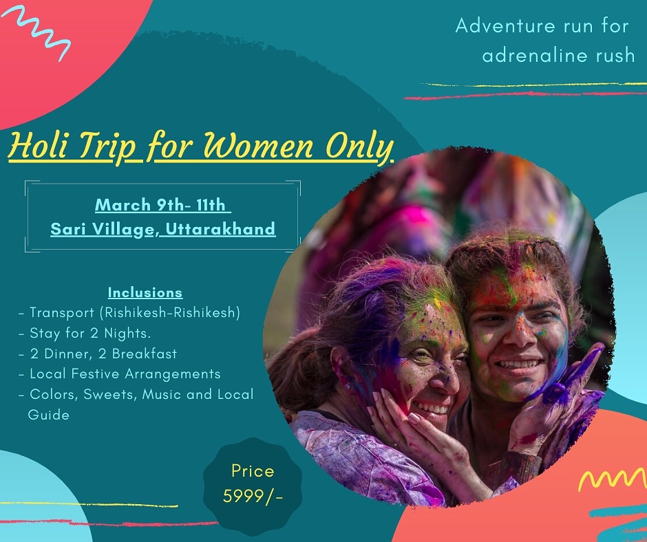 ToRootsIndia's tweet photo. All the beautiful ladies out there, this for you. 
Uttarakhand is a quite famous and beautiful destination to celebrate Holi. 
Calm and soothing Environment.
Lovely and Jolly Natives
All of this gives a perfect blend to celebrate Holi nicely and safely. https://t.co/vcb5YQexer