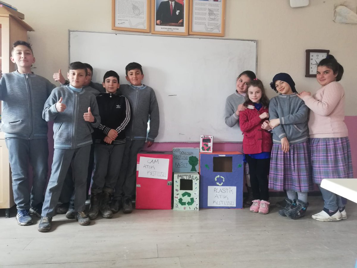 Evsel atık ve geri dönüşüm etkinliğimiz