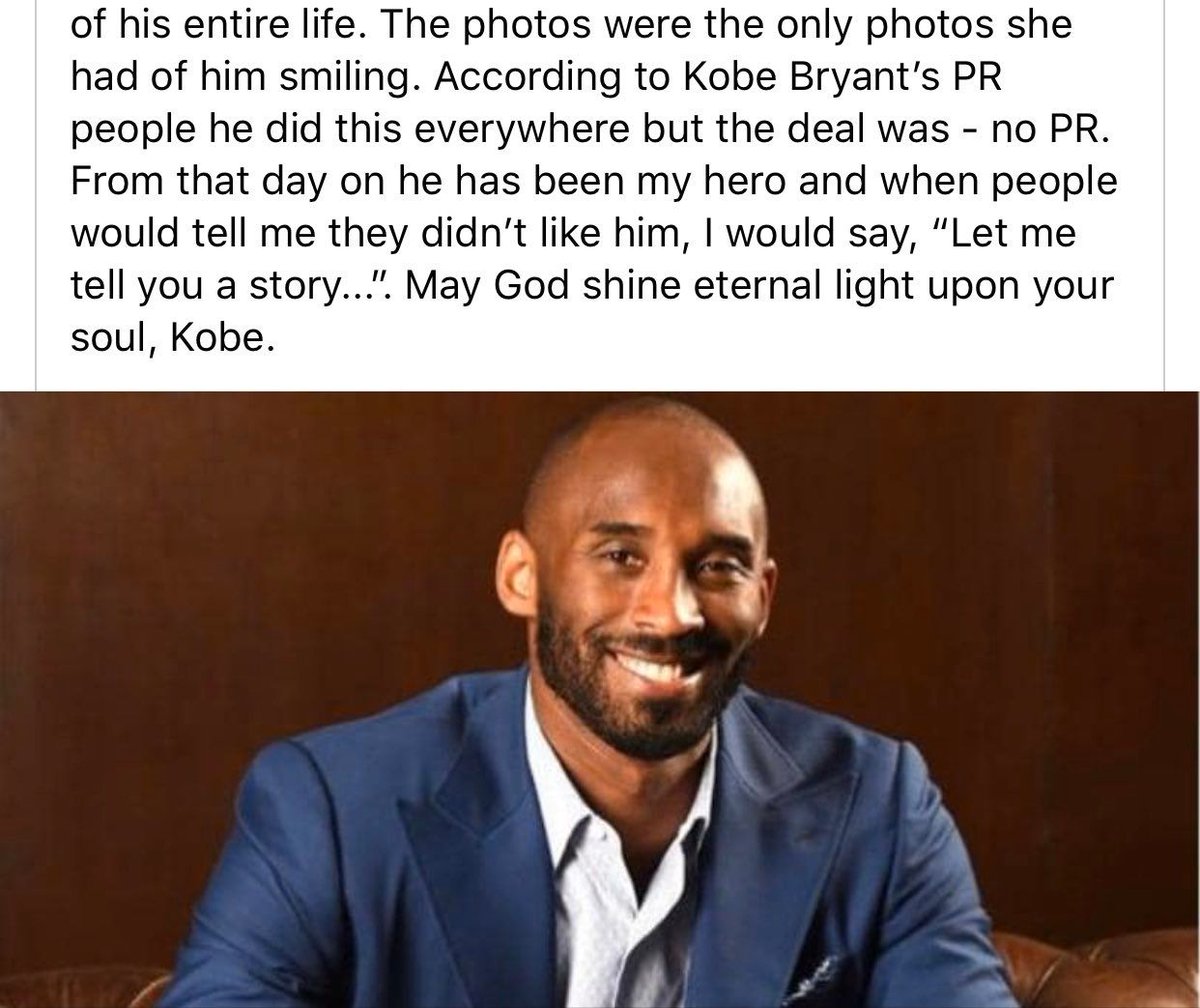 What a story.

#KobeFarewell 🙏🏼 🏀