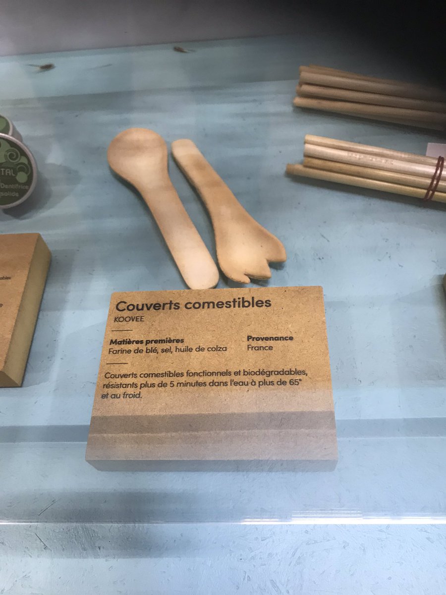 gregoire_burge's tweet photo. Heureux de retrouver les couverts comestibles de @hello_koovee au #SIA2020 au sein de l’exposition sur les produits #biosourcés ! Encore un projet accompagné par le #FoodInnLab d’@AgroParisTech ! #FoodTech #Bioéconomie https://t.co/XKaeewDHqS