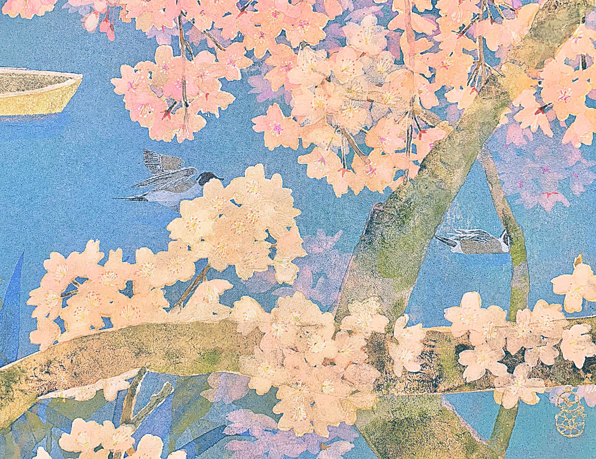 「桜日和 M8 」|磯﨑菜那のイラスト
