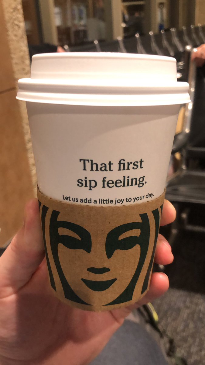 Robilton's tweet image. You mean the feeling of burning off all my taste buds woth molten lava? Joyful @Starbucks, joyful.