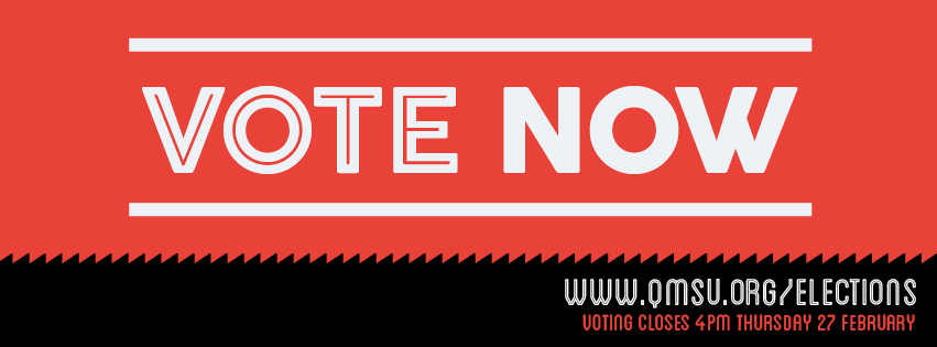 Voting for the <a href="/QMSU/">Queen Mary Students' Union</a> #election is now open!
Make your voice heard and choose your next student leaders.
Polls close Thursday 4pm 🗳️
qmsu.org/elections