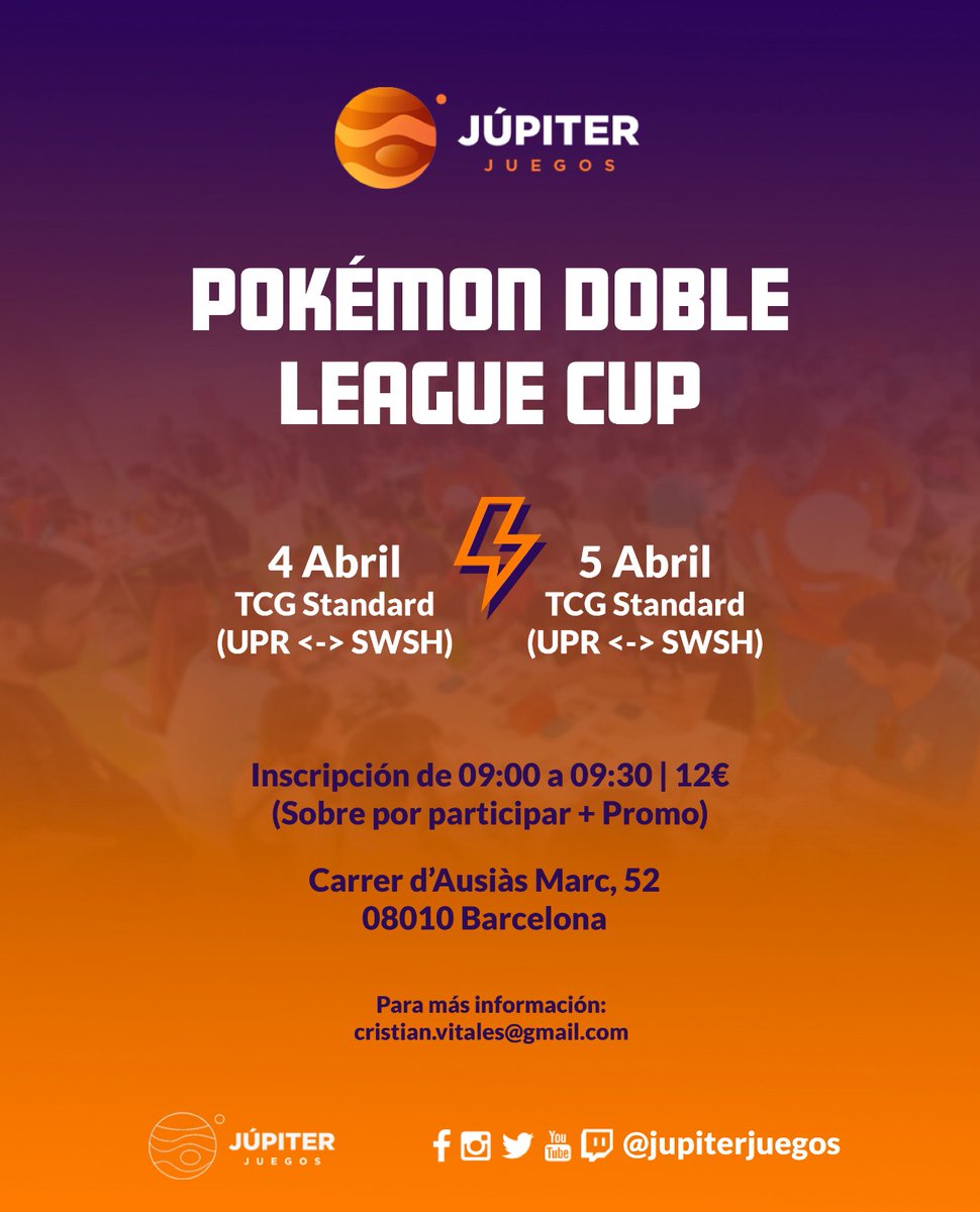 eluketcg's tweet image. Os esperamos a todos en Barcelona para el doble League Cup de @JupiterJuegos el 4 y 5 de abril. ¡Será el entreno ideal para el EUIC! Mil gracias a @Gotha229a0 por conseguir organizarlo, ya había ganas de algo así 😁