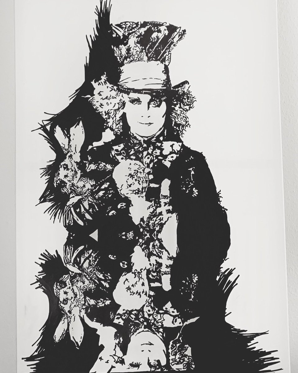 GallerySimons's tweet photo. Custom Painting „The Mad Hatter“! #thehatter #themadhatter #madhatter #canvas #canvaspainting #blackandwhite #art #permanentmarker #aliceinwonderland #johnnydepp #wonderland #alice #whiterabbit #wereallmadhere #modernart #modernartist #painting #art #artist #painter https://t.co/v21Y4GBmAM