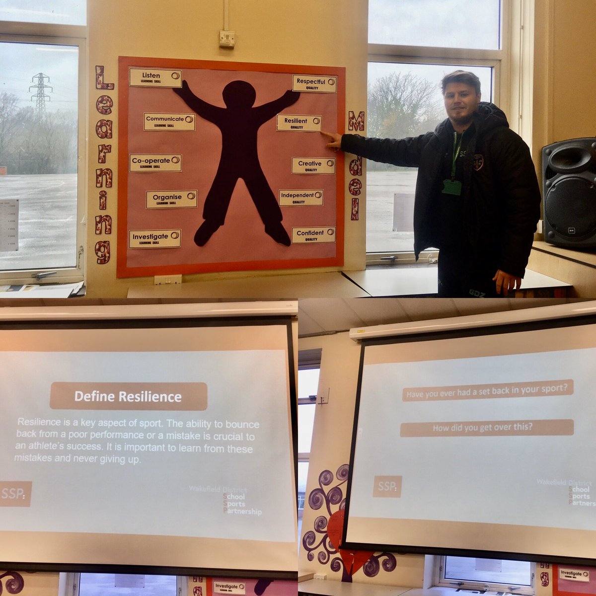 OPA_LG's tweet image. To launch this half term’s #OPADiploma focus to, ‘have high aspirations and skills for adult life’, Jorge from @WakefieldSSP delivered an assembly based on resilience and the importance of not giving up 💜 #LearningModel #PositiveMindset