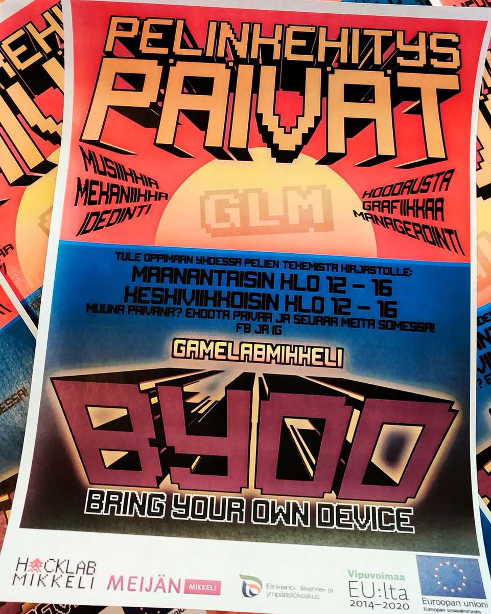 Vailla tekemistä #hiihtoloma​lla #Mikkeli​ssä? Tule tekemään pelejä Game Lab Mikkelin kanssa pääkirjastolle. Ma &amp; ke 12–16.
