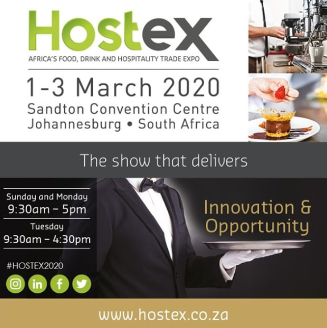 billynowsa's tweet photo. We are attending @Hostex_ which is Africa's Largest Food, Drink & Hospitality Expo on 1-3 March 2020 at The Sandton Convention Centre. Visit us for all your uniform and promotional clothing needs.
.
.
#BillyNow #Hostex2020 #BillyCorporate #Uniforms https://t.co/pXFgeLVJss