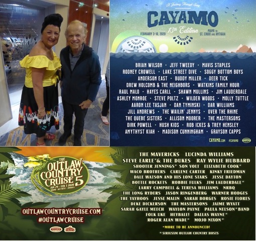 JeannieBCountry's tweet photo. Join me for my Outlaw Country Cruise & Cayamo special Hear my conversations with @RobbieFulks Al Jardine (Beach Boys) @JimLauderdale & Sixthman. 5pm (UK time) Wed 26 Feb on @MeridianFM So come & letâs relive #OCC5 & #Cayamo Listen anywhere at https://t.co/69ULpNEkex #Countrymusic https://t.co/DNE11fPIX9