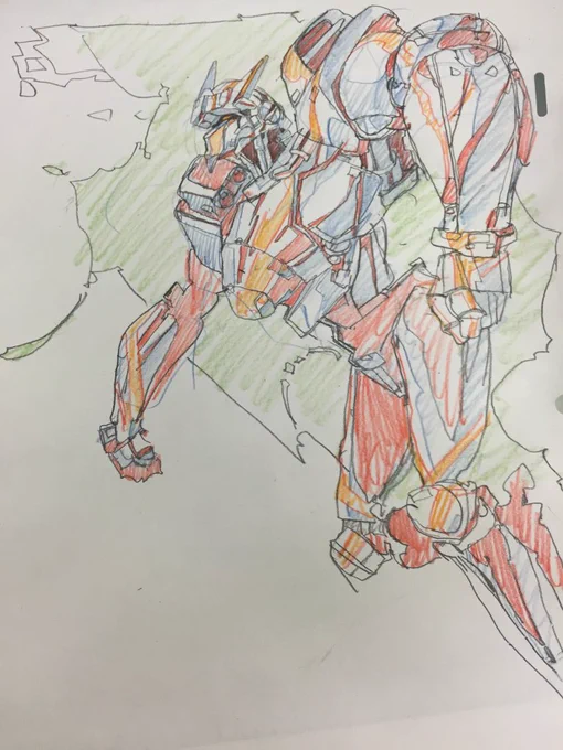 #とりあえずロボ絵をTLに流そう 