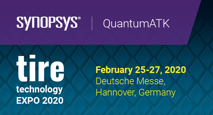 QuantumATK's tweet photo. Don't miss the opportunity to meet Umberto Martinez at the #TireTechExpo this week. Umberto will be happy to meet with you and discuss how #atomic-scale #modeling of #polymers with QuantumATK can advance #materials R&D in tire technology. #TireTechExpo #TireScience #Tires https://t.co/tjZS67Hj13