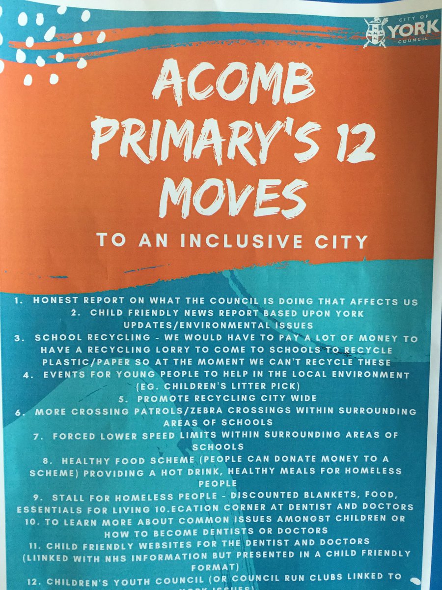 Acomb School Council (@apscouncil) on Twitter photo We’re so pleased share our most recent work with <a href="/CityofYork/">City of York Council</a> council working to listen to young people and their concerns for where we live ensuring York is an inclusive City. @acombprimary <a href="/EcoSchools/">Eco-Schools England</a> <a href="/YorkYouth/">York Youth Council</a> We’re so pleased share our most recent work with <a href="/CityofYork/">City of York Council</a> council working to listen to young people and their concerns for where we live ensuring York is an inclusive City. @acombprimary <a href="/EcoSchools/">Eco-Schools England</a> <a href="/YorkYouth/">York Youth Council</a>