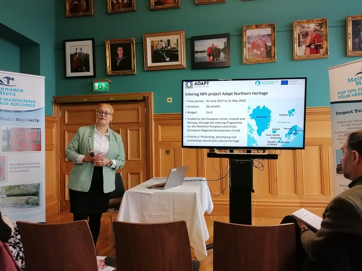 Project officer Vanessa Glindmeier talking about the project and our tools #climatechange #riskassessment #adaptationplanning