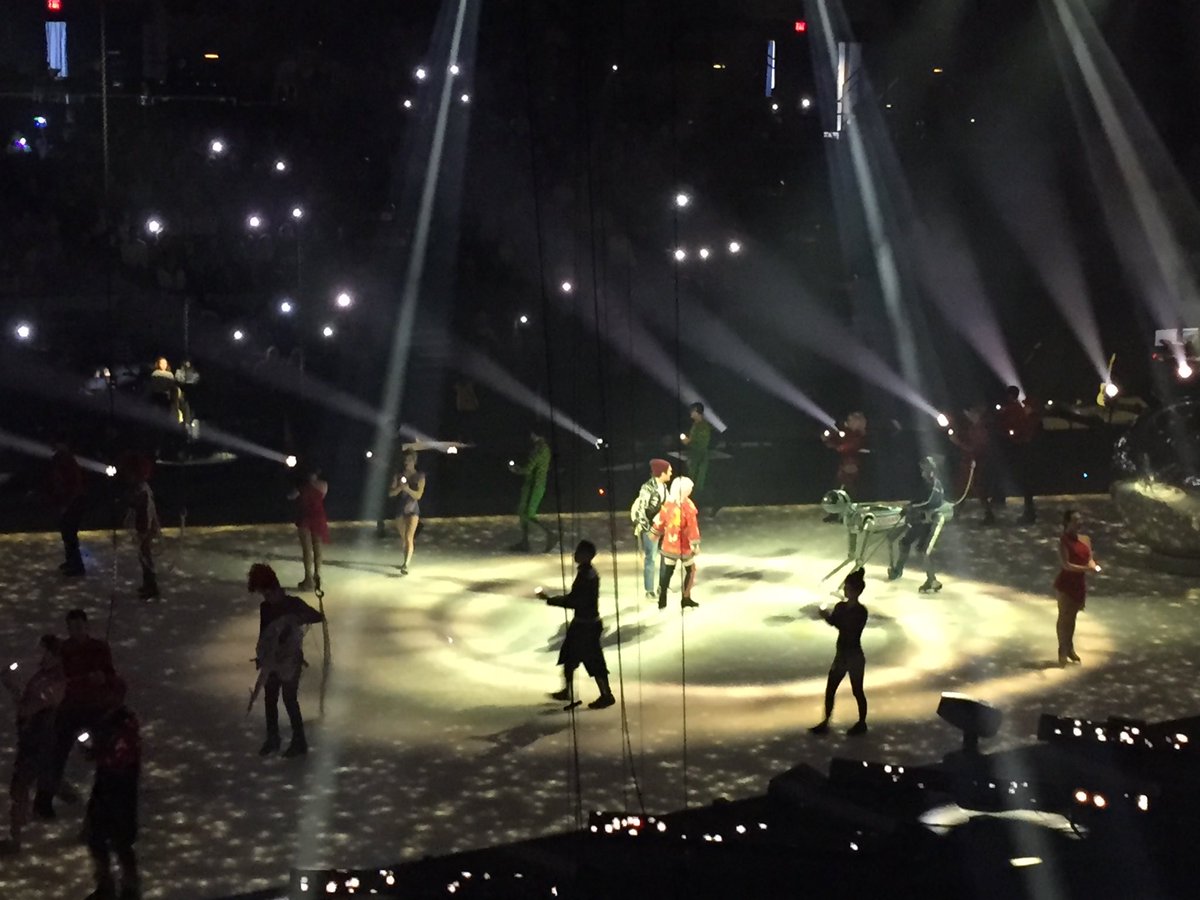 Enjoyed Cirque du Soleil’s “Axel” in Columbus. Fun way to combine an ice show and a circus.