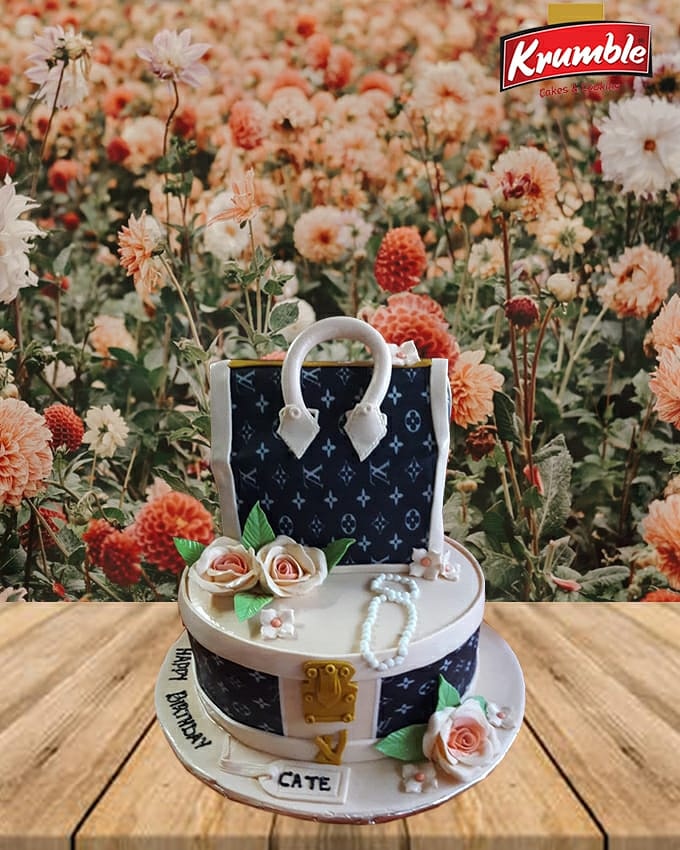 Krumble on X: Looking for that elegant cake design!! Book Louis Vuitton  designer bag themed cake today.. Order now   call/Text /WhatsApp :0717268284/0733268284 #louisvuitton #louisvuittoncake  #instacakelove #instacakedecorating