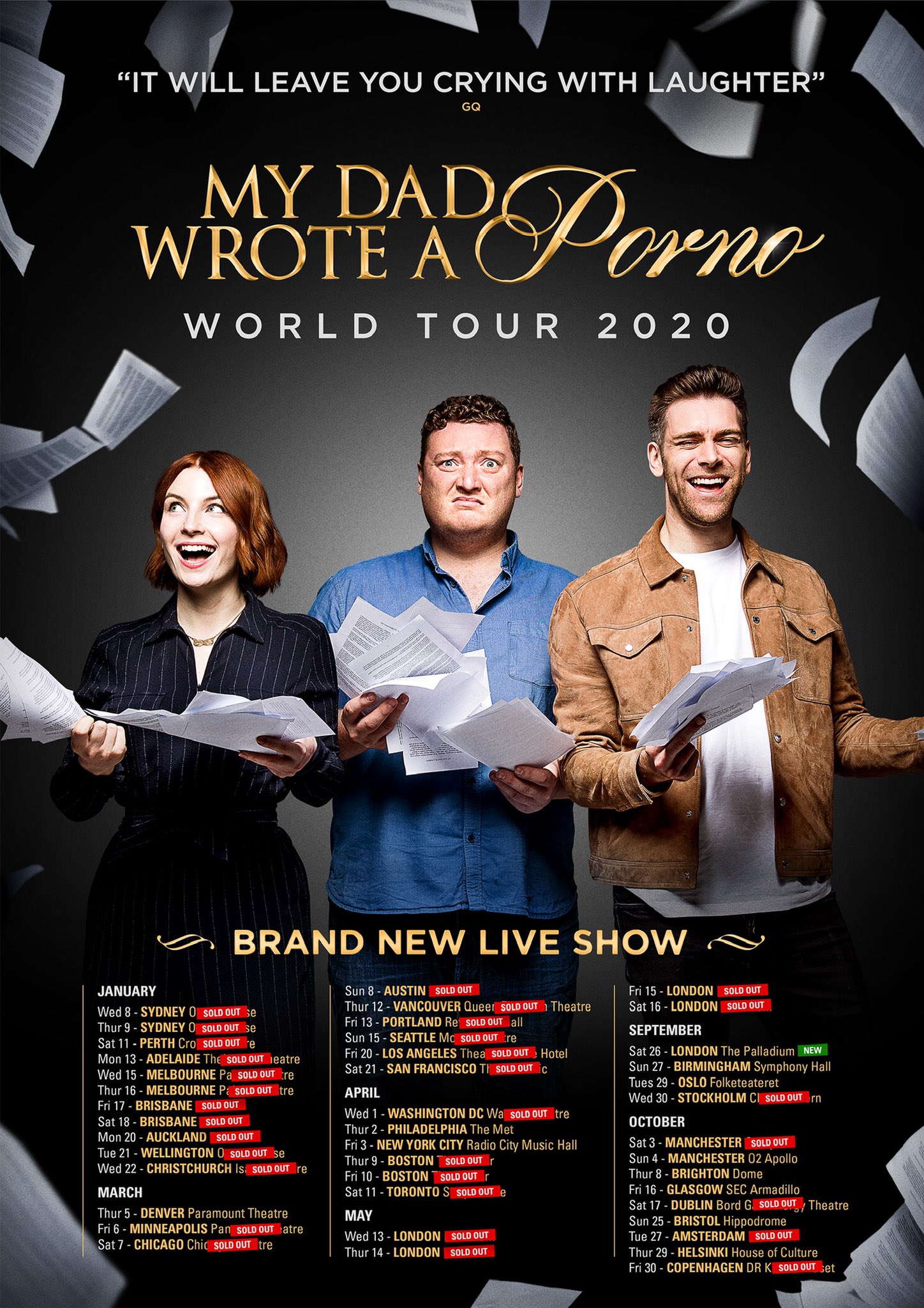 My Dad Wrote A Porno on X: Not long to go until Belindas Dirty Thirty,  North America - and not many tickets left! Get yours now at  t.coFPzzSWSWJV t.coSEn26MG5I7  X