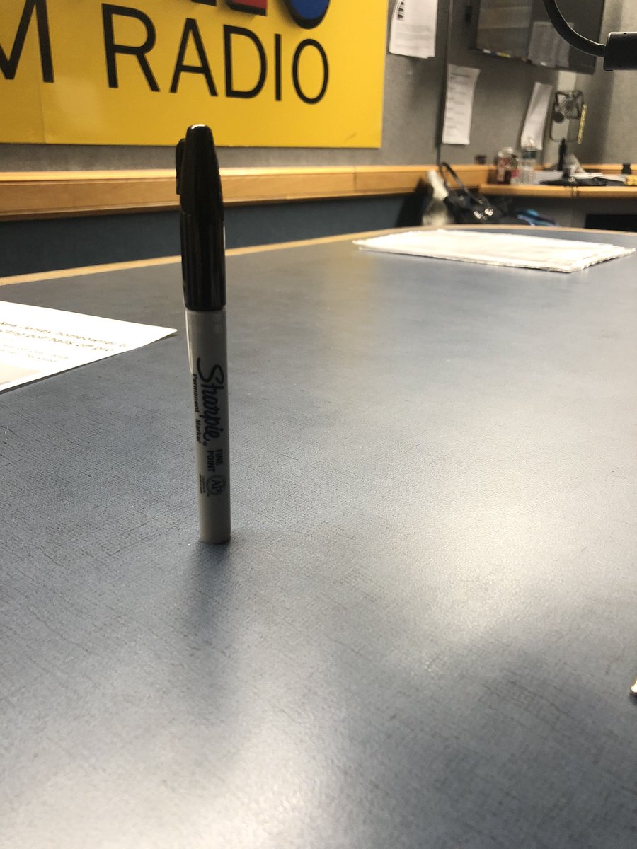BillSpadea's tweet photo. The @Sharpie challenge. https://t.co/8uDiSJQwrQ