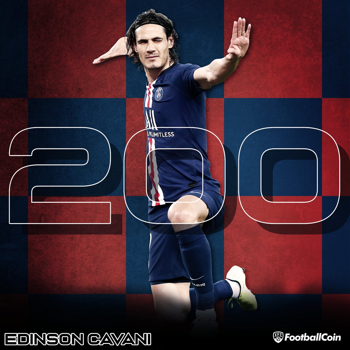 FootballCoinES's tweet photo. @ECavaniOfficial para #PSG: ⠀
⠀
🏟️298 juegos ⠀
⚽️200 goles

Edinson #Cavani se convierte en el primer jugador en alcanzar 2⃣0⃣0⃣ goles para el @PSG_espanol!

¡Qué delantero!😍

#Ligue1 #ICIESTPARIS #AllezParis https://t.co/0OjKGy7DyS