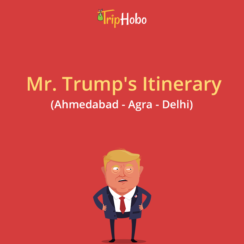 TripHobo's tweet photo. Dear Mr. Trump,

Here is an itinerary especially curated by TripHobo with the help of our Free DIY Itinerary Planner.
Wishing you lots of Travel &amp; Love. 🥰

Yours,
TripHobo

#TrumpVisitIndia https://t.co/ixHZkwvQer